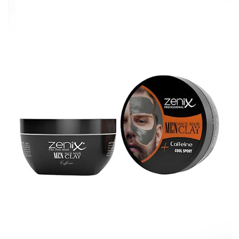 ماسک خاک رس و کافئین مخصوص آقایان زنیکس Zenix وزن 350 گرم — تصویر ۵