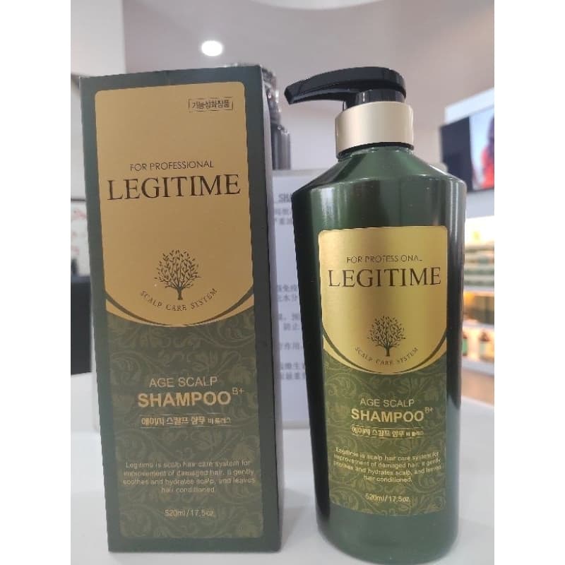 شامپو ترمیم کننده مو و کف سر لجیتایم Legitime مدل Age Scalp حجم 520 میل — تصویر ۵