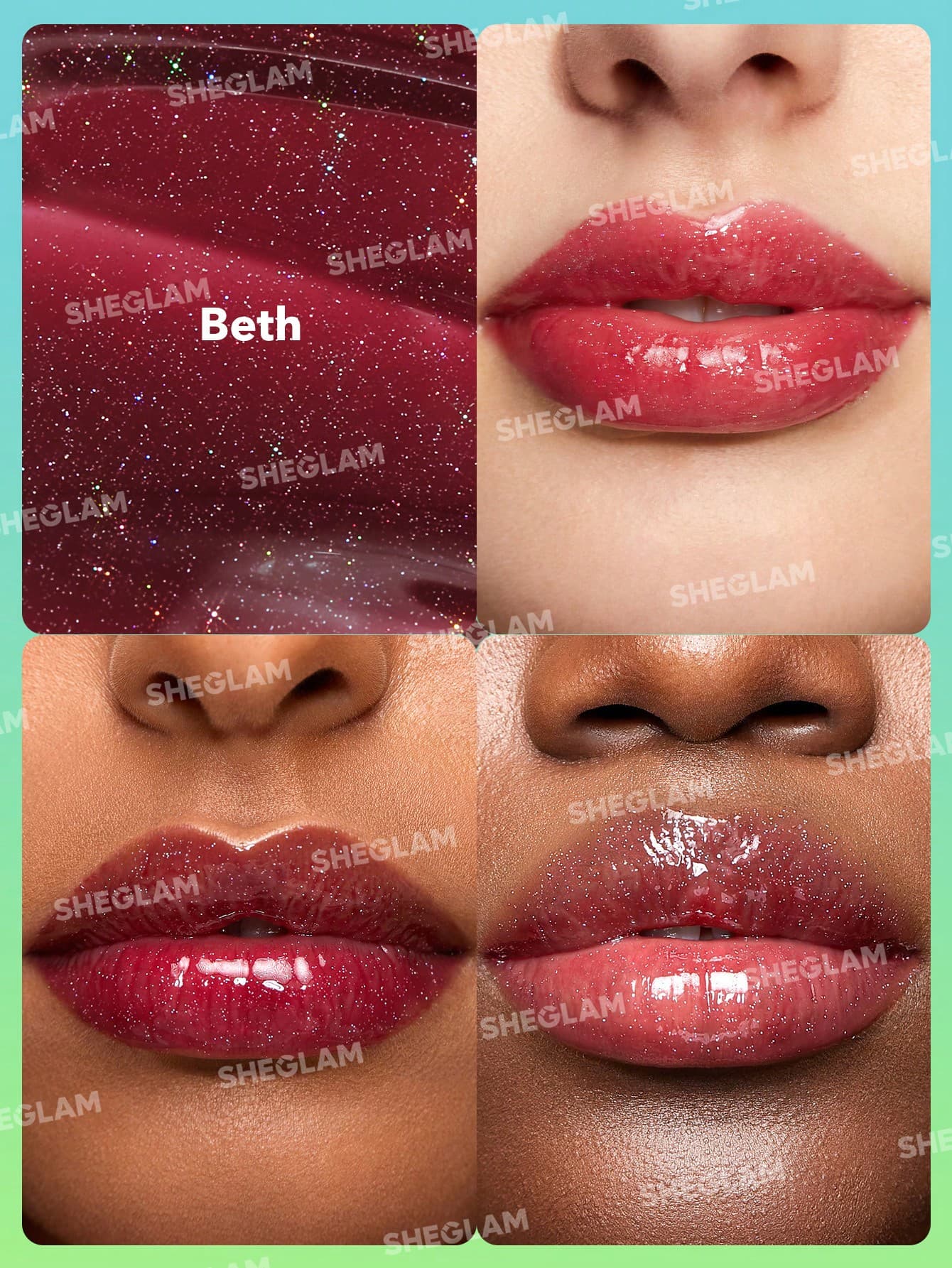 لیپ گلس شیگلم Sheglam سری Rick and Morty رنگ Beth — تصویر ۹