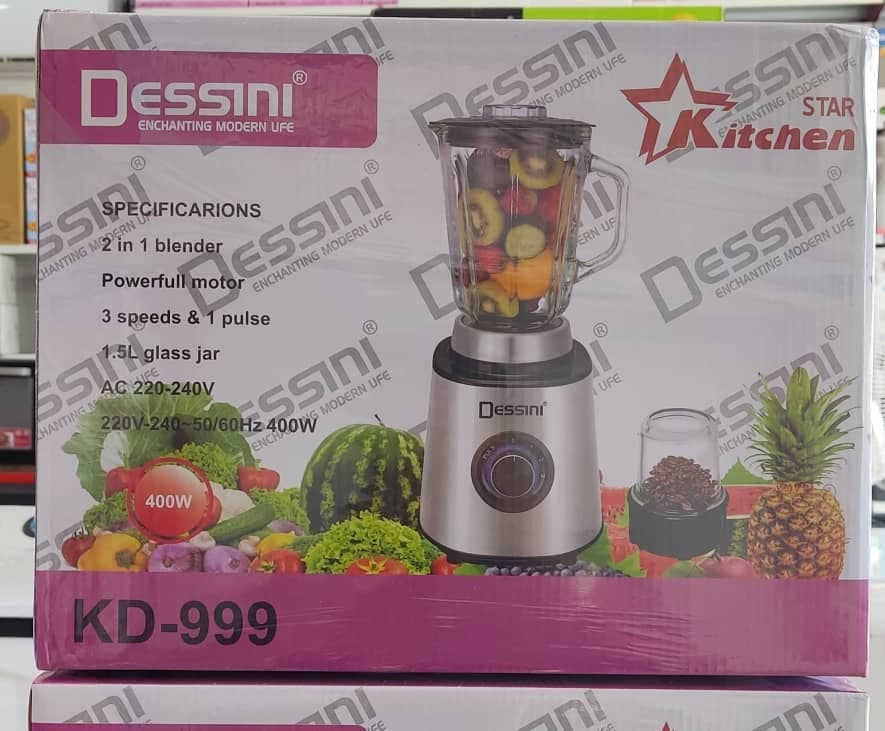 مخلوط کن و آسیاب دو کاره دسینی DESSINI مدل KD-999 — تصویر ۱۱