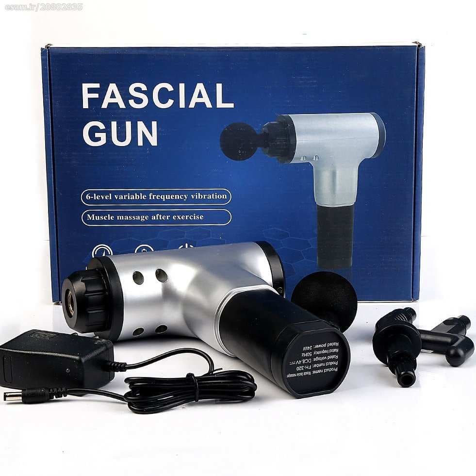 ماساژور شارژی تفنگی برقی گان FASCIAL GUN مدل KH-320 — تصویر ۶