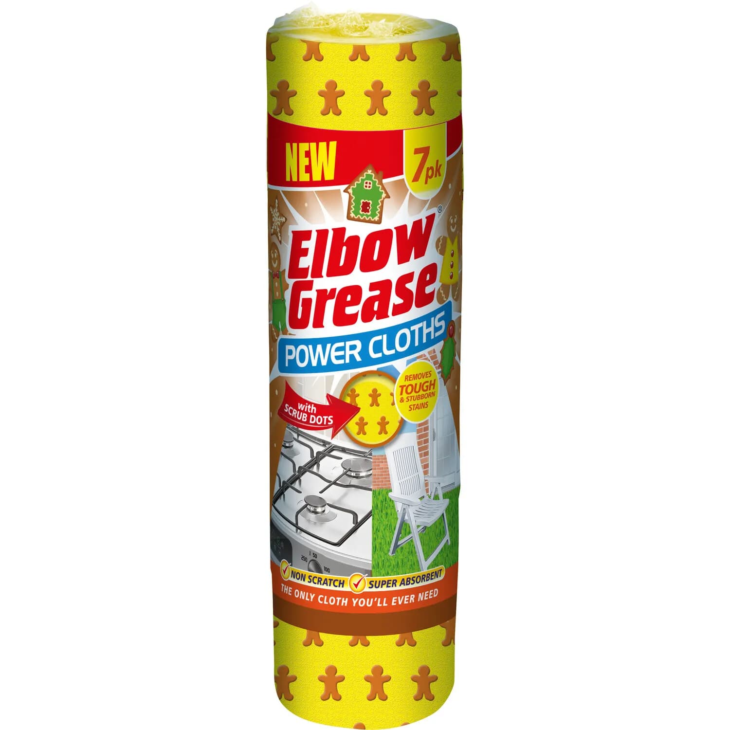 دستمال رول اسکراب دار البو گریس Elbow Grease بسته 7 عددی