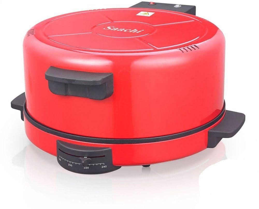 نان پز و پیتزا ساز روتی میکر سه کاره Saachi ساچی NL-RM-4980G با قطر 40 سانت — تصویر ۳