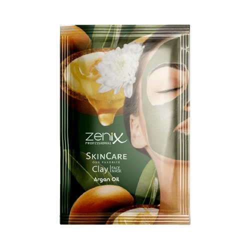 ماسک شاداب کننده خاک رس و روغن آرگان زنیکس Zenix ساشه ای