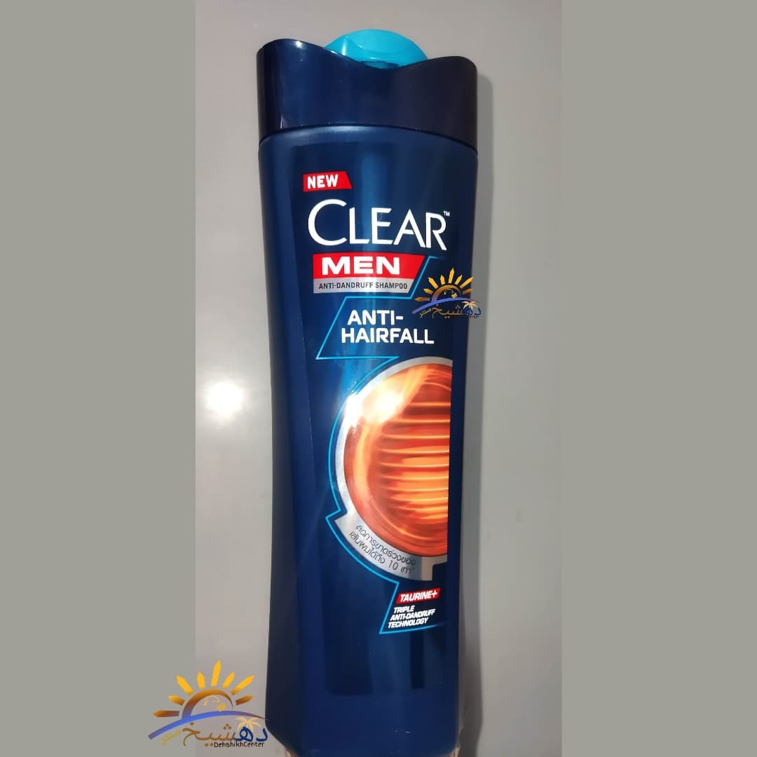 شامپو ضد شوره و ضد ریزش مو تخصصی آقایان کلیر تایلندی اصل CLEAR درجه یک 320میل ANTI-HAIRFALL