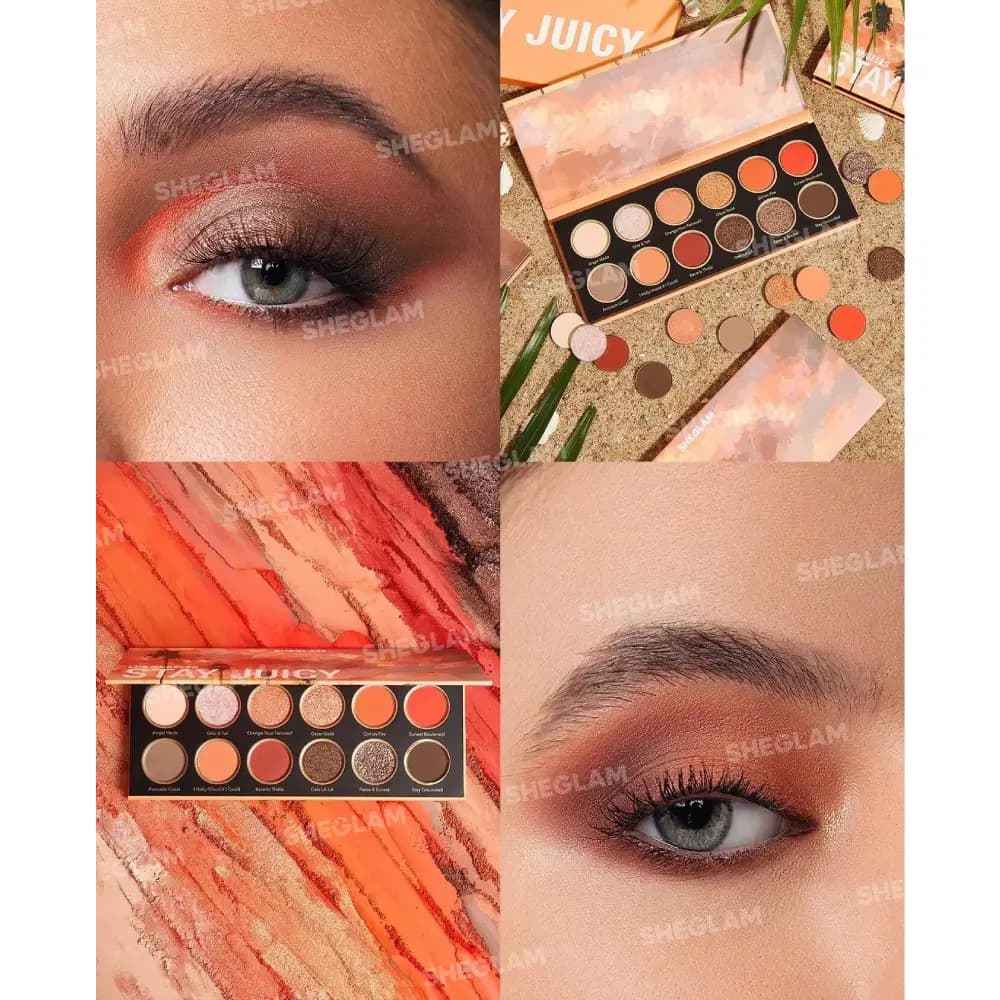 پالت سایه شیگلم Sheglam مدل Stay Juicy, LA لس آنجلس — تصویر ۱۲