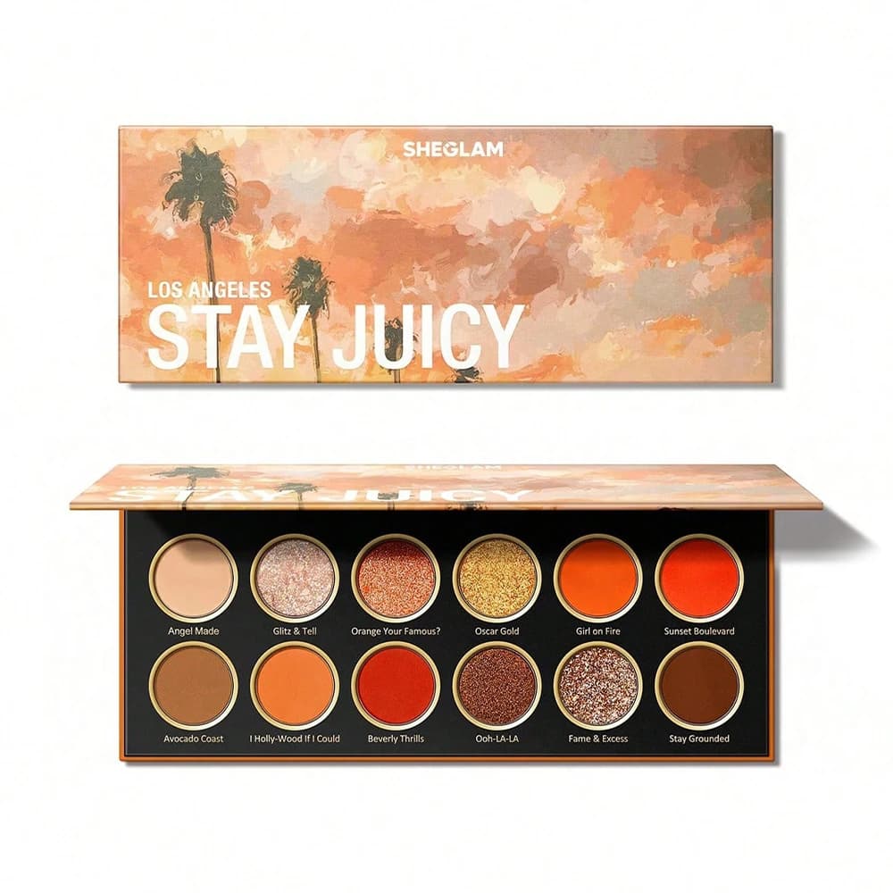 پالت سایه شیگلم Sheglam مدل Stay Juicy, LA لس آنجلس — تصویر ۴