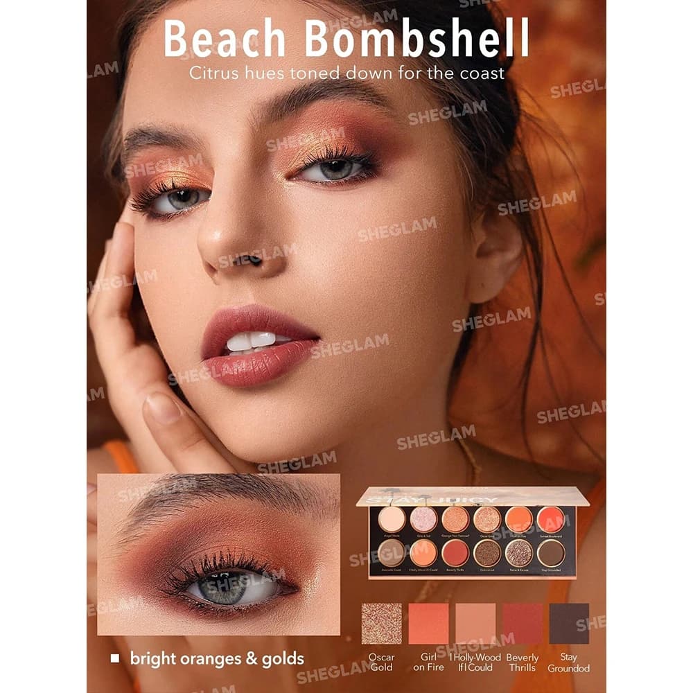 پالت سایه شیگلم Sheglam مدل Stay Juicy, LA لس آنجلس — تصویر ۸