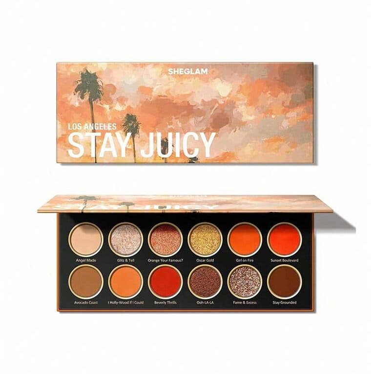 پالت سایه شیگلم Sheglam مدل Stay Juicy, LA لس آنجلس
