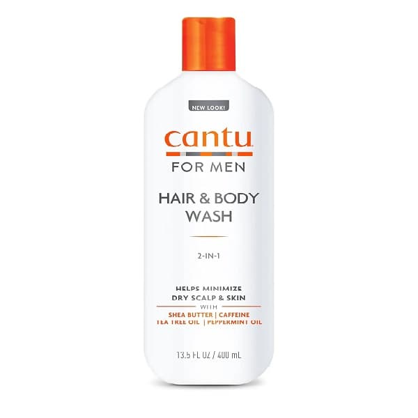 شامپو سر و بدن مردانه کنتو Cantu مناسب موهای فر حجم 400 میل