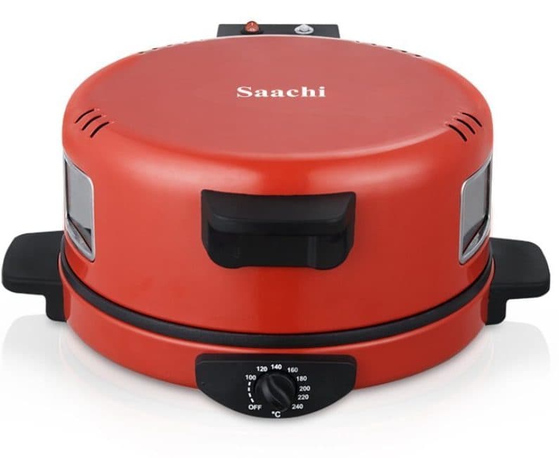 نان پز و پیتزا ساز روتی میکر سه کاره saachi ساچی NL-RM-4979G با قطر 30 سانت — تصویر ۳