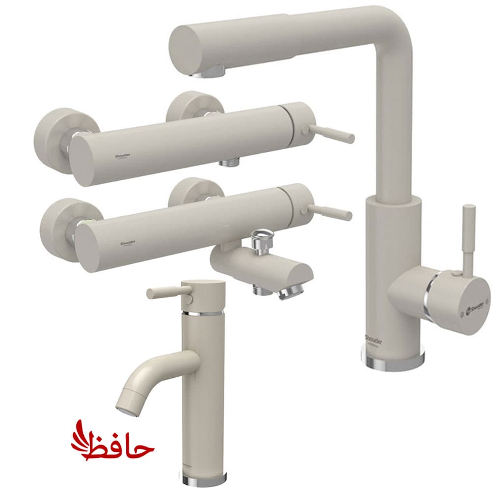 ست شیرالات شودر مدل مارینو شیری کروم — تصویر ۵