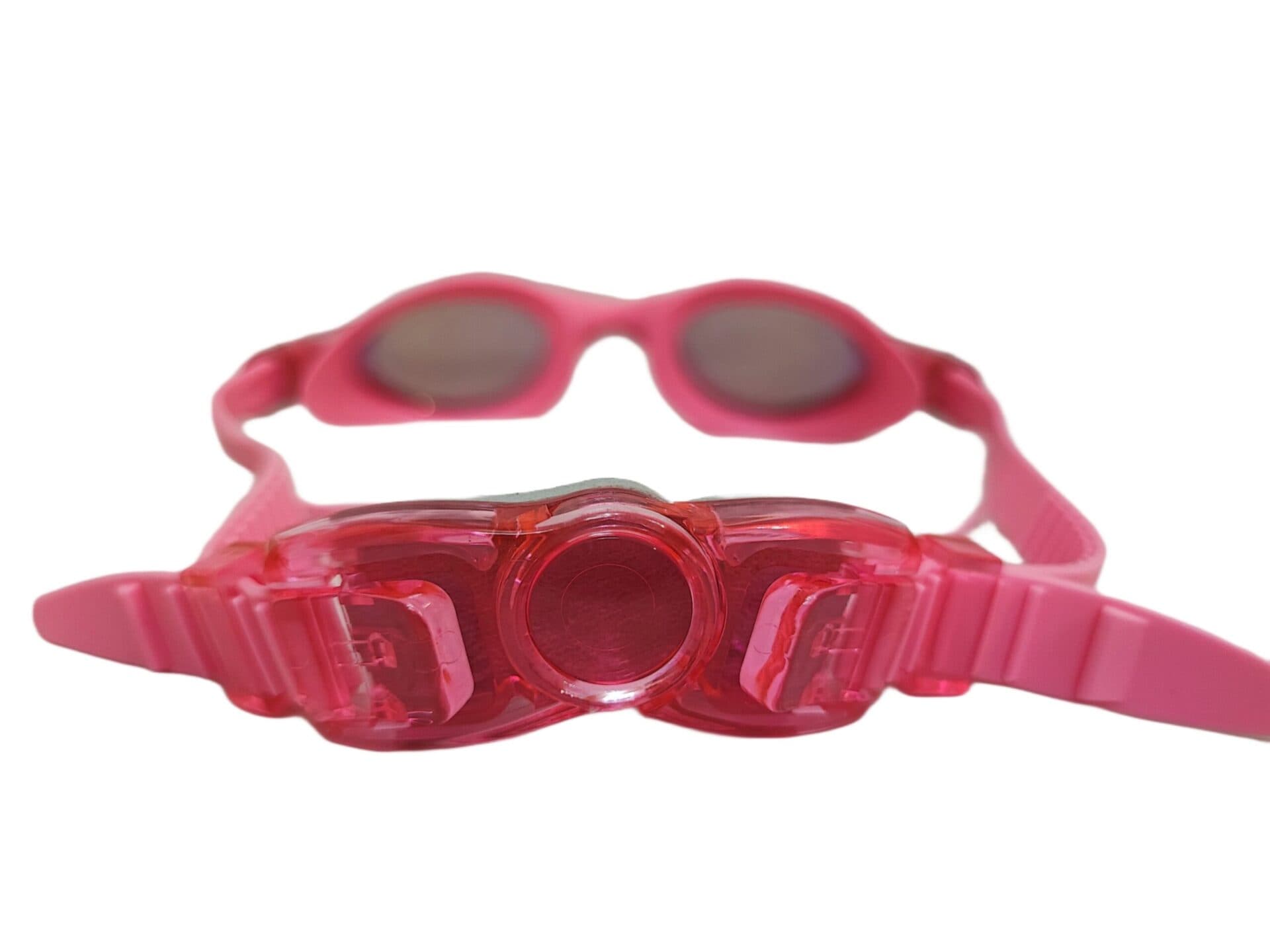 عینک شنای اسپیدو صورتی با قاب طلایی — تصویر ۷