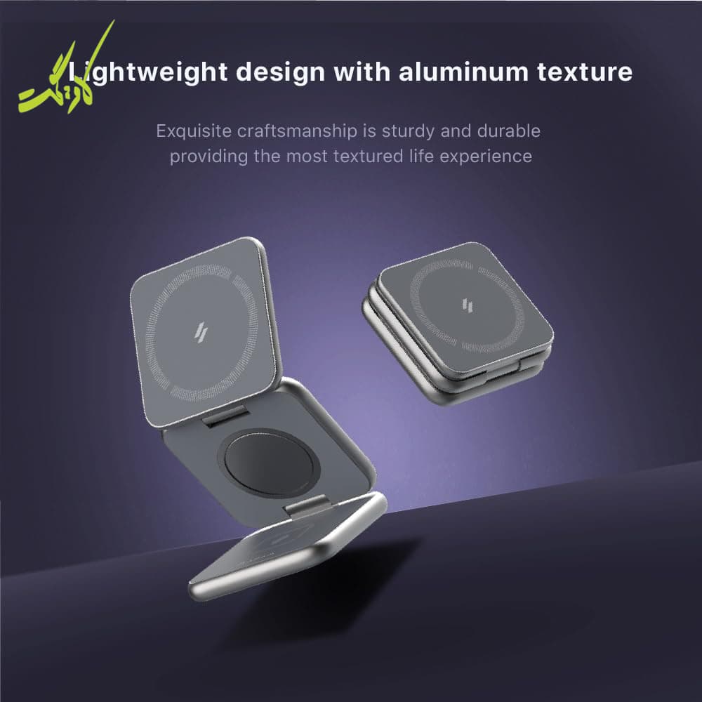 شارژر وایرلس 3in1 آدام المنتس Adam Elements 3-in-1 Mag 3 — تصویر ۸