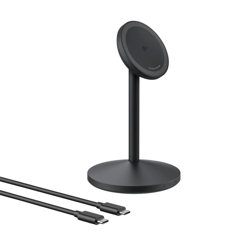 شارژر بیسیم مگسیف انکر Anker MagGo Wireless Charging Station 15W Qi2 A25X1 — تصویر ۱۰