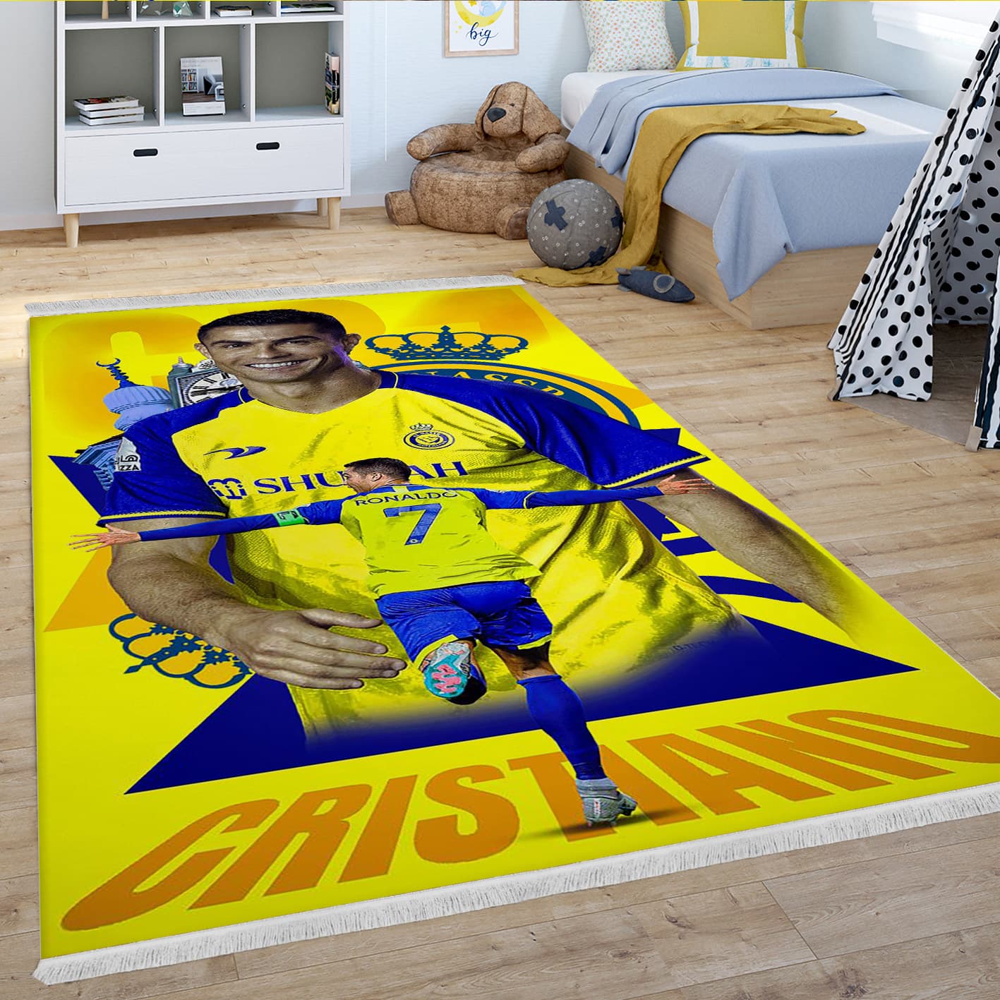 فرشینه رونالدو طرح با لباس النصر WA-5442s