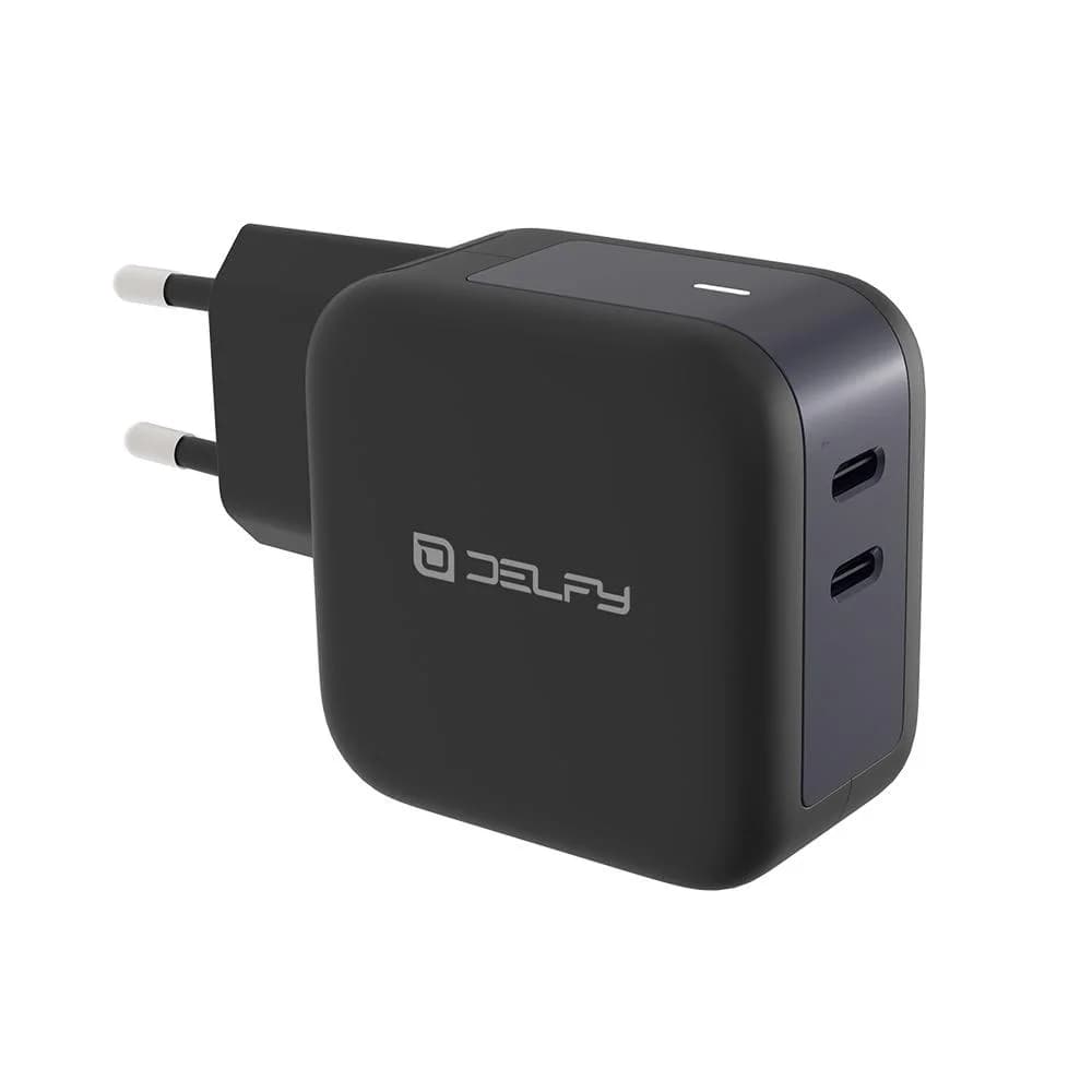 شارژر دیواری ۴۵ وات دلفی مدل Delfy Elektra 45W GaN — تصویر ۳