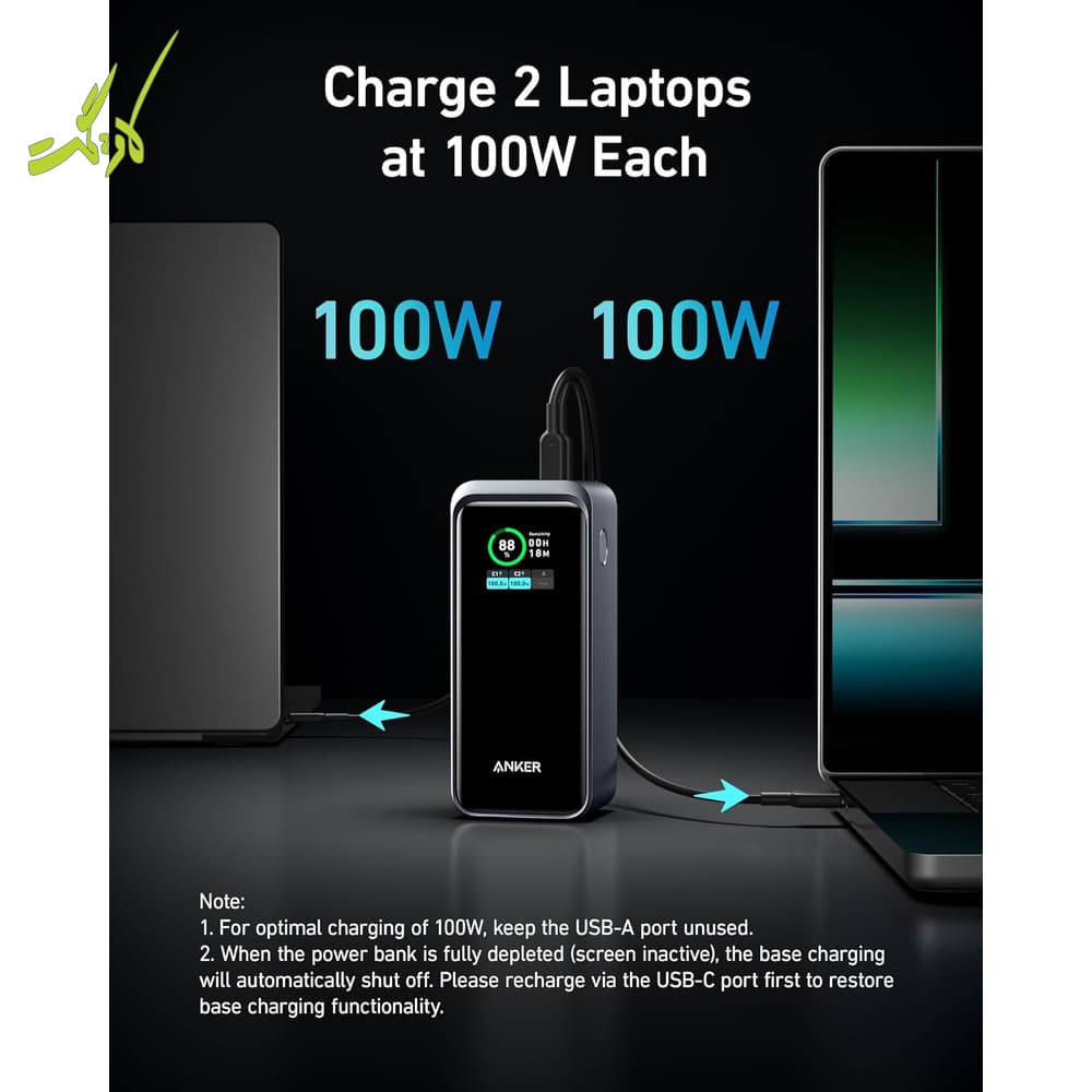 پاوربانک 200 واتی 20000 میلی آمپر انکر Anker PowerBank Prime 20K PowerCore A1336 — تصویر ۵