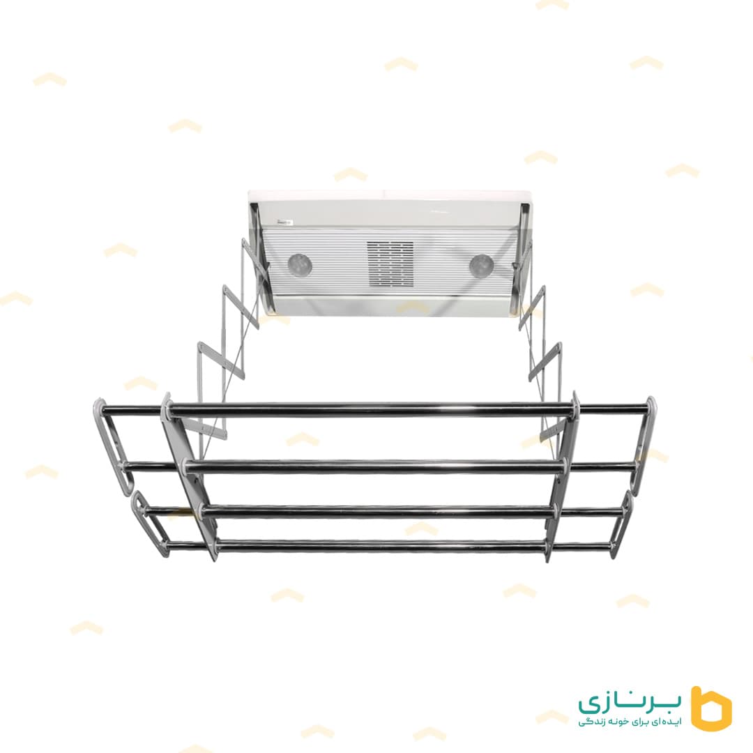 بند رخت برقی سقفی سایز کوچک — تصویر ۴