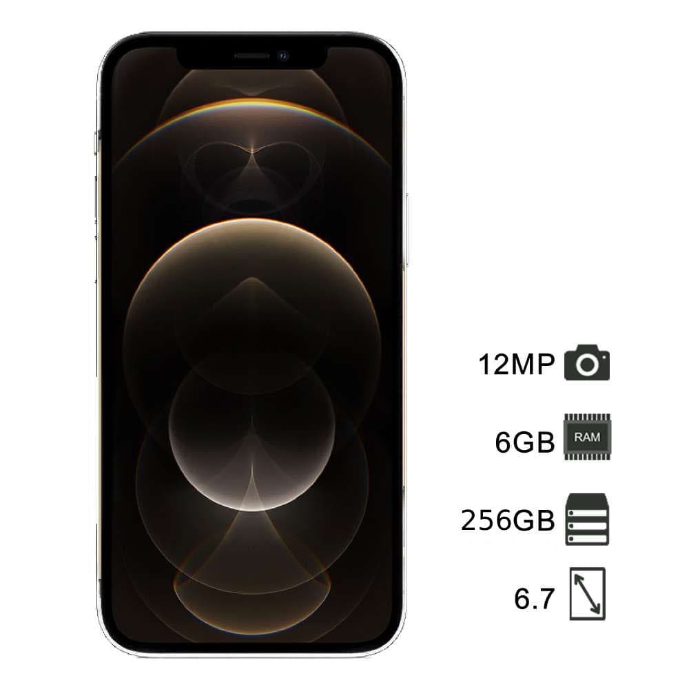 گوشی موبایل اپل مدل iPhone 12 Pro Max A2412 دو سیم‌ کارت ظرفیت 256 گیگابایت/zaa/نات اکتیو/رجیستر شده/18 ماه گارانتی شرکتی/ارسال فوری