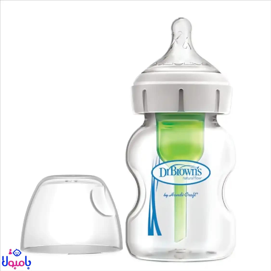 شیشه شیر پیرکس150میل دکتر برونز دهانه عریض