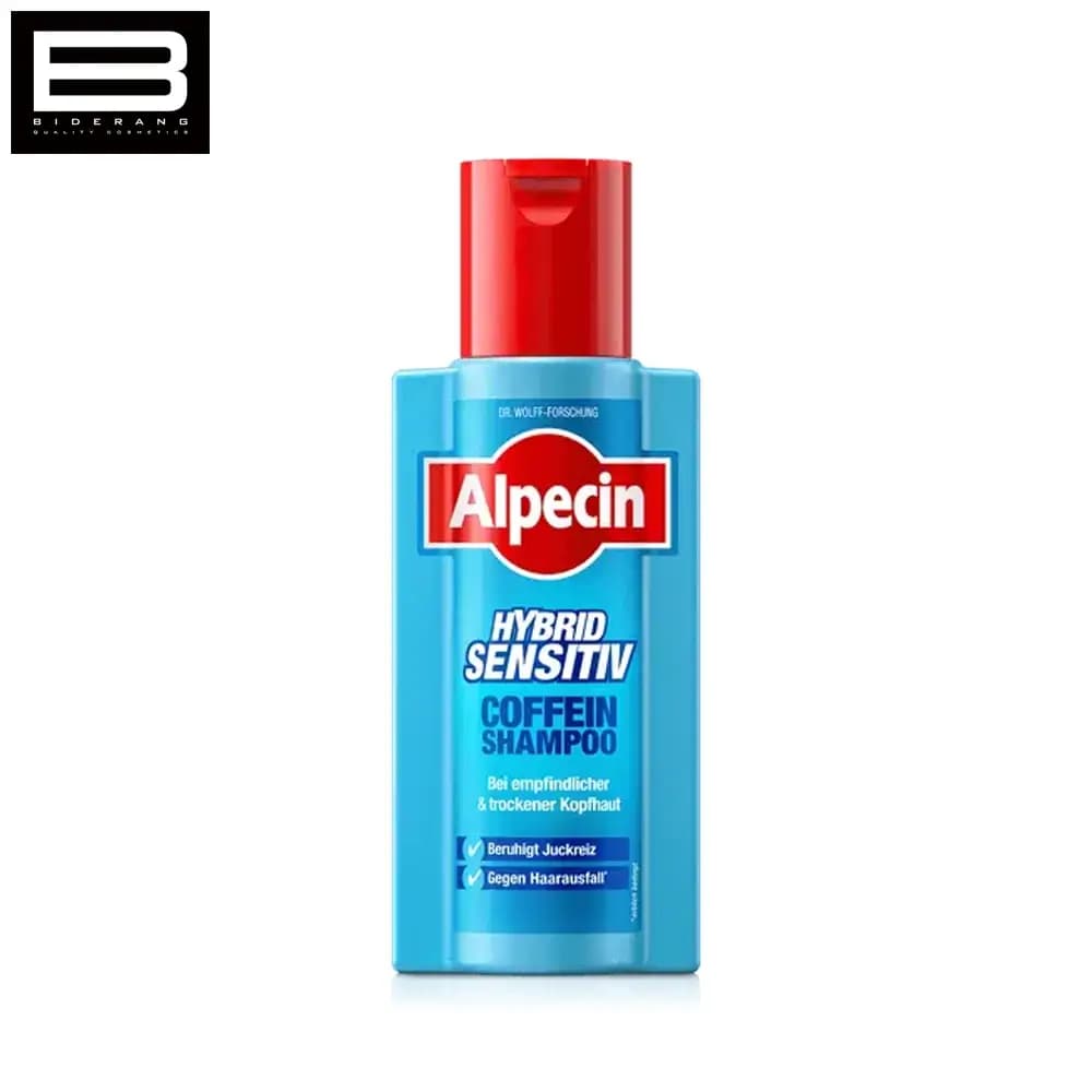 شامپو آلپسین کافئین ترکیبی مو های شوره دار حساس و خارش دار Alpecin Hybrid Caffeine Shampoo For sensitive or itchy scalps — تصویر ۱۱