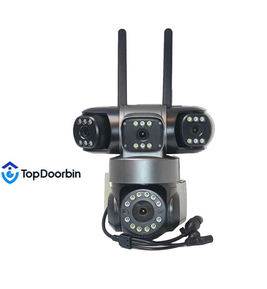 دوربین مداربسته سیم کارتی 4 لنز واقعی 4K Hi-easy (سرور داخلی)