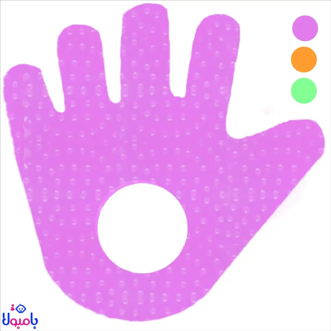 دندانگیر سیلیکونی طرح دستکش چیکو