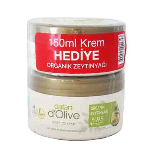 کرم مرطوب کننده و مغذی دست و بدن 72 ساعته روغن زیتون دالان 250+150میل dalan olive