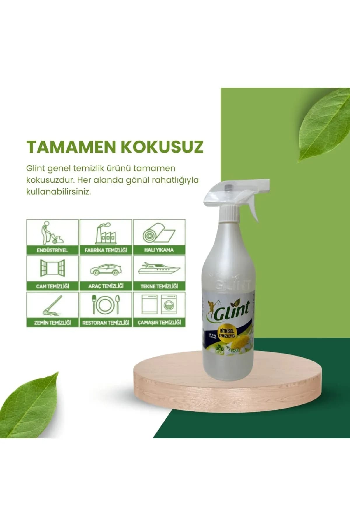 اسپری چند منظوره ارگانیک گلینت ترکیه 1000میل GLInt HERBAL CLEANER