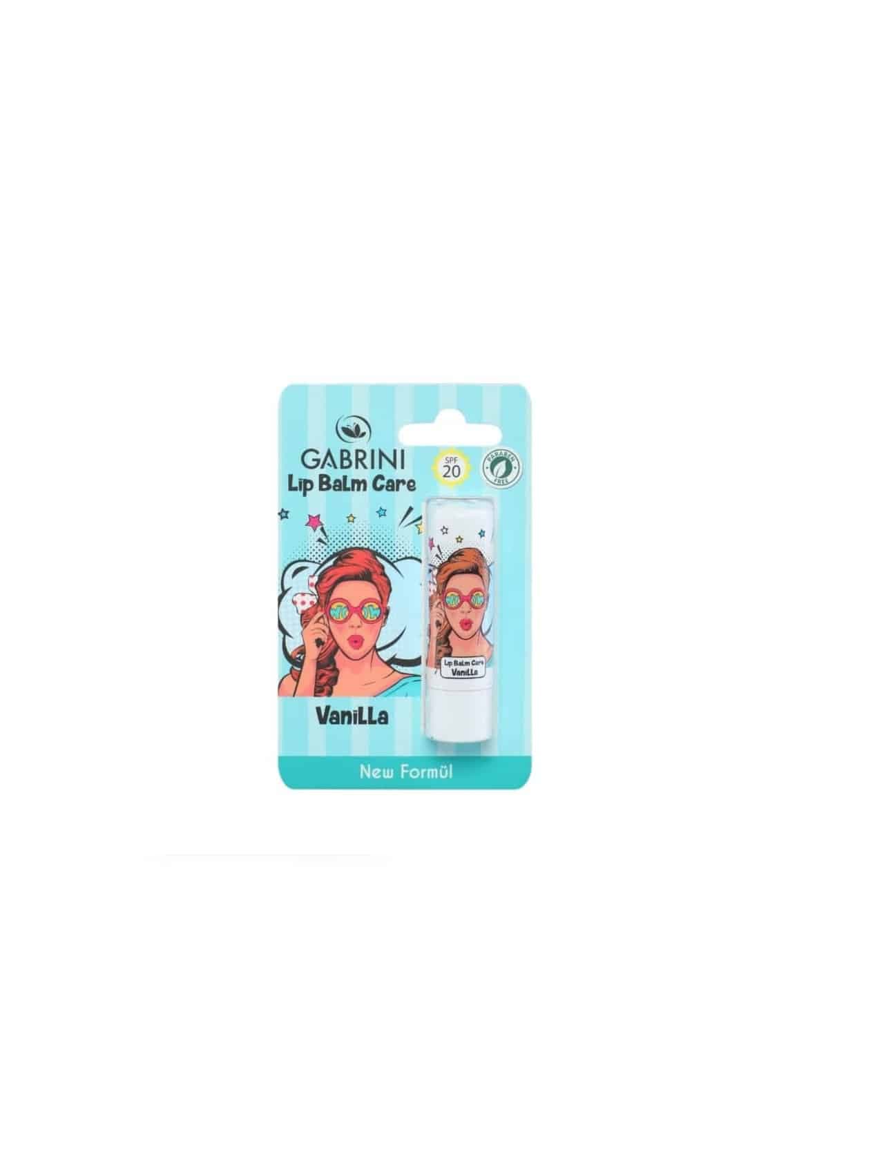 بالم لب گابرینی GABRINI با رایحه وانیلی با SPF 20 حجم 5 گرم