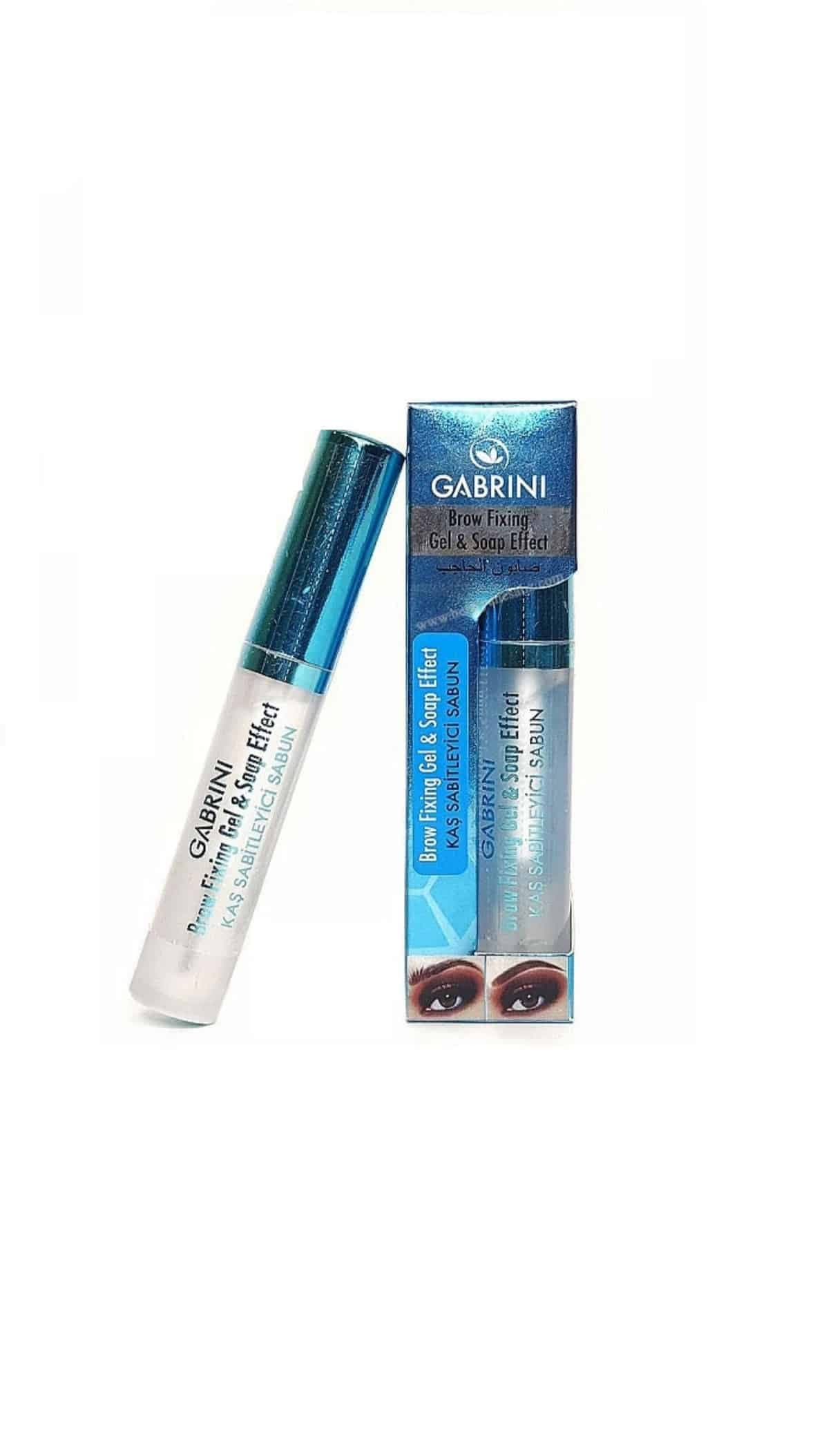 ژل ابرو گابرینی GABRINI مدل BROW FIXING GEL & SOAP EFFECT حجم 8 میل