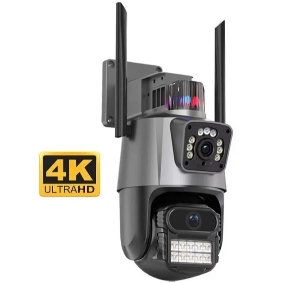 دوربین بی سیم دو لنز چرخشی v380 pro