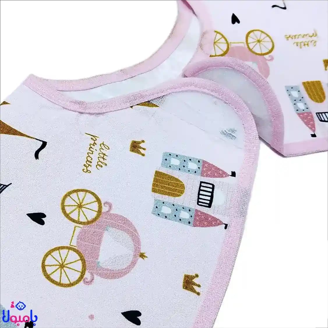 پیشبند آستین دار بچه گانه طرح پرنسس 37*34 سانتی متر — تصویر ۸