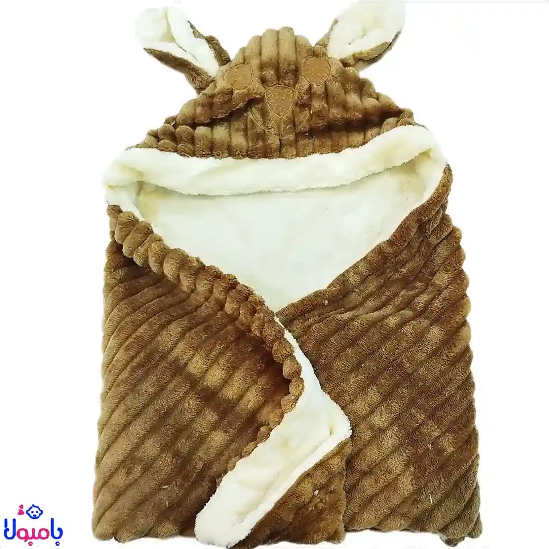 پتو دور پیچ پولیشی طرح خرگوش 70*75 سانتی متر — تصویر ۱۰