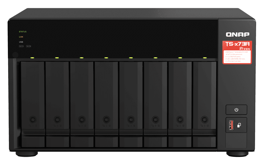 ذخیره ساز تحت شبکه کیونپ مدل TS-873A-8G — تصویر ۸