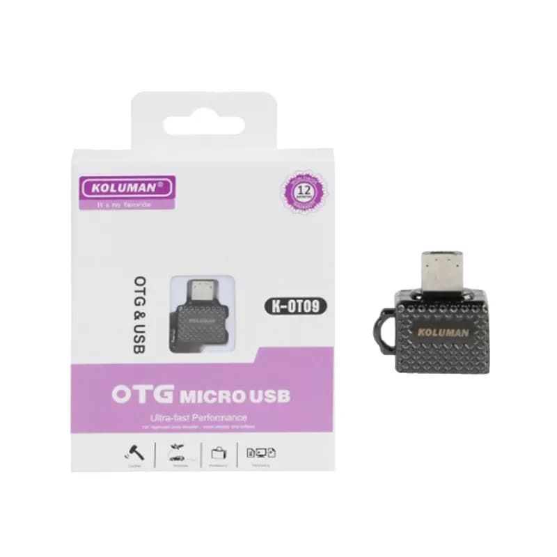 تبدیل USB به MicroUSB کلومن مدل Koluman | K-OT09 — تصویر ۶