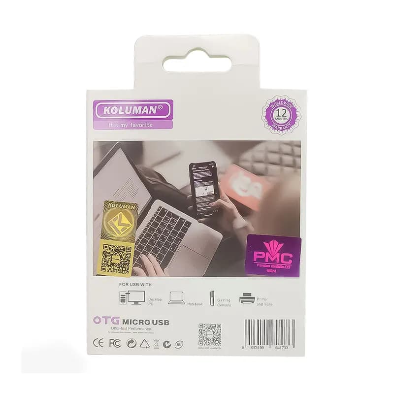 تبدیل USB به MicroUSB کلومن مدل Koluman | K-OT09 — تصویر ۷