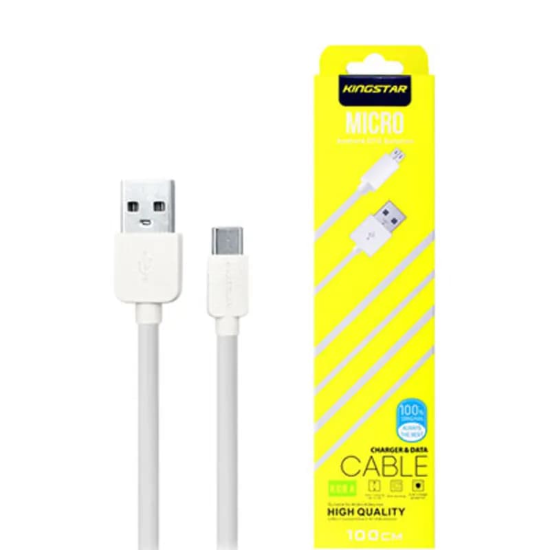 کابل تبدیل USB به microUSB کینگ استار مدل K08A طول 1 متر | Kingstar — تصویر ۱۲