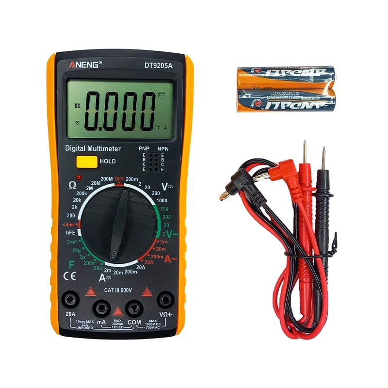 مولتی متر دیجیتال ANENG مدل DT9205A — تصویر ۱۱