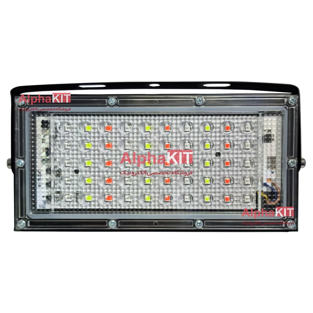 پروژکتور ال ای دی 50 وات 220 ولت RGB مدل BUYOIN