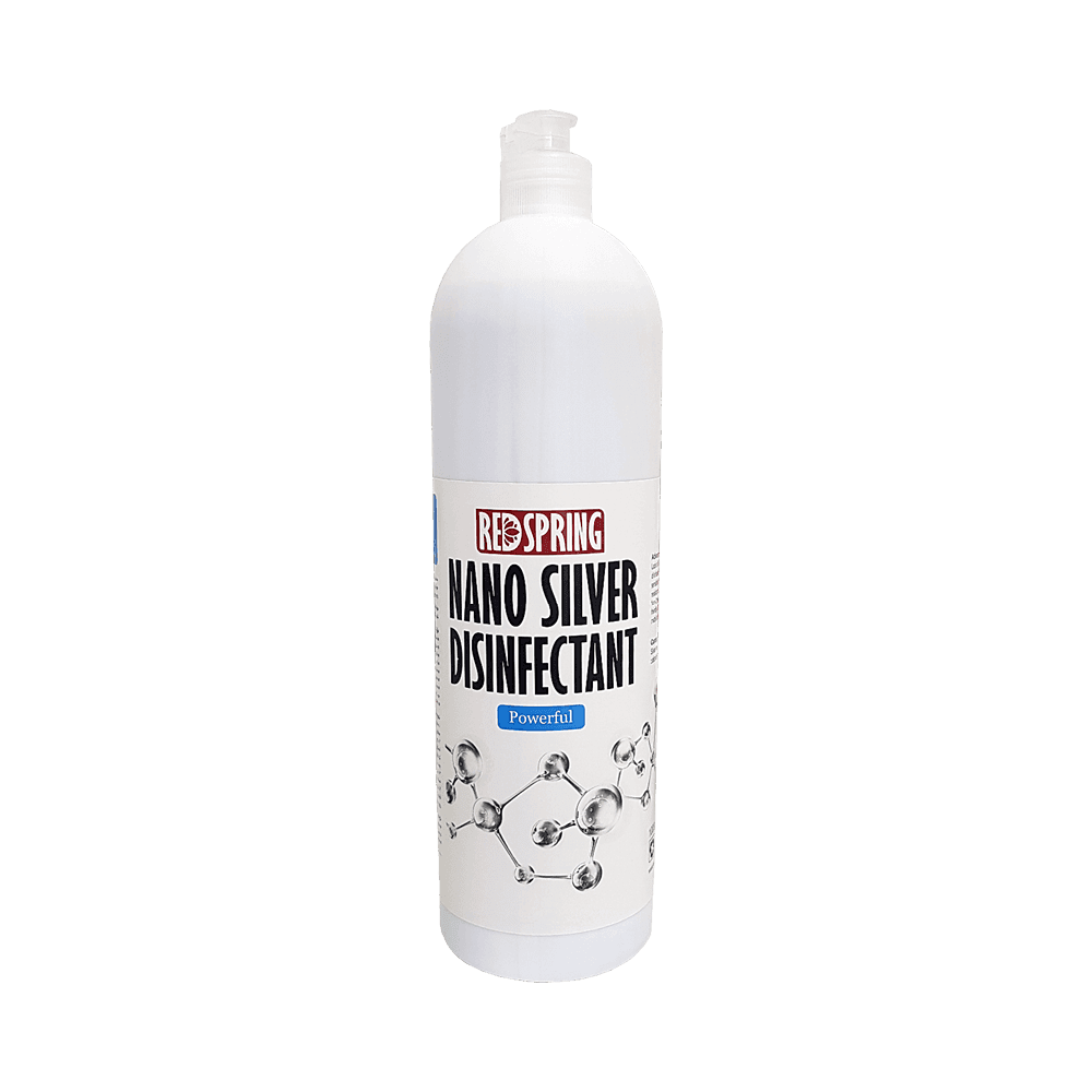 محلول ضدعفونی کننده نانو نقره( غلیظ) رداسپرینگ Redspring Nano Silver Disinfectant Ultra Powerful حجم 850 میلی لیتر