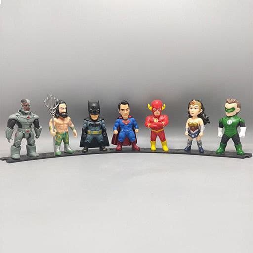 فیگور قهرمانان DC مجموعه 7 عددی