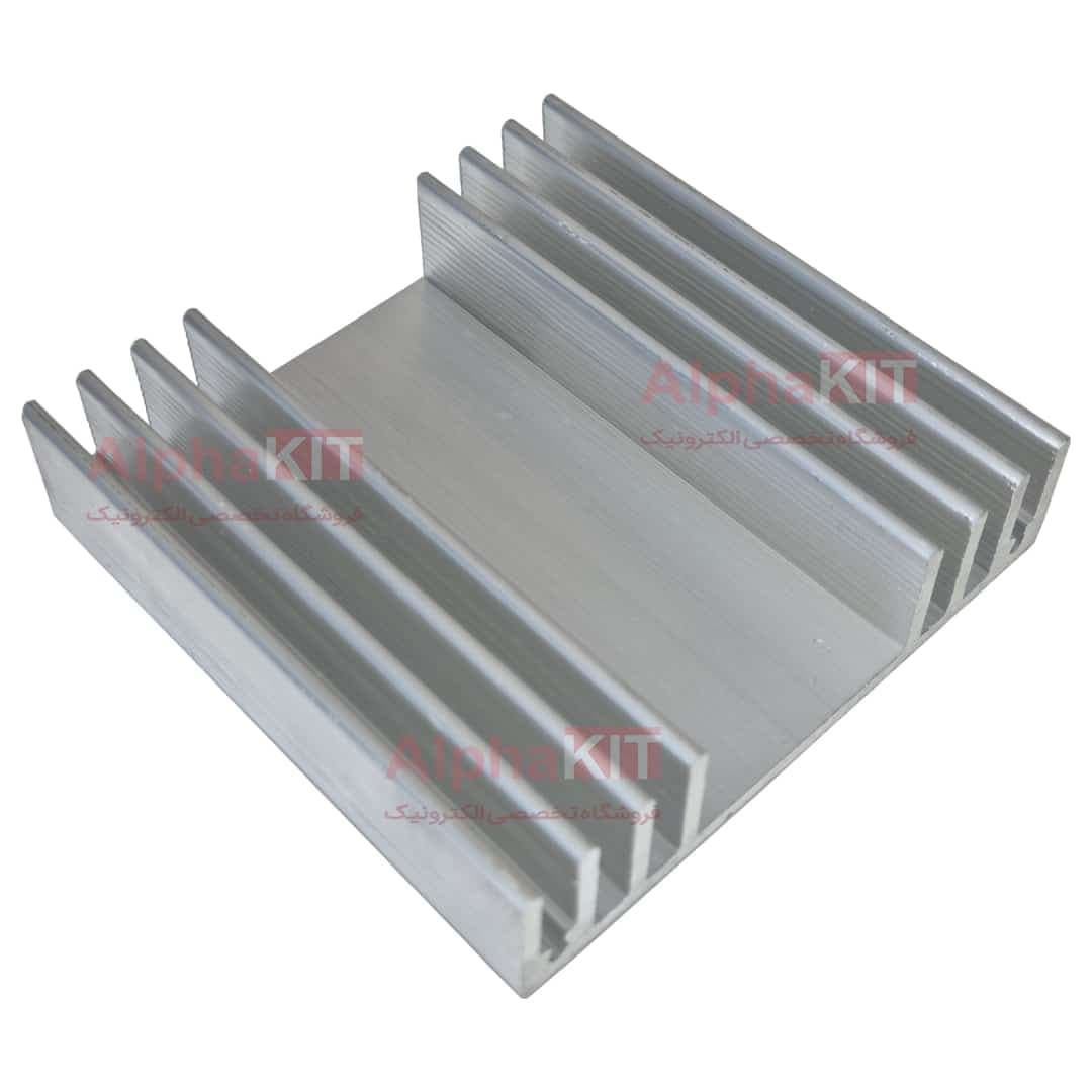 هیت سینک شانه ای آلومینیومی 80X80X20mm — تصویر ۵