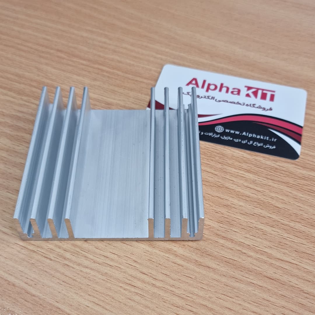 هیت سینک شانه ای آلومینیومی 80X80X20mm — تصویر ۷