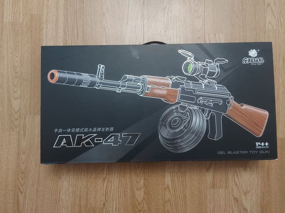 تفنگ تیر ژله‌ای دستی AK-47 — تصویر ۵