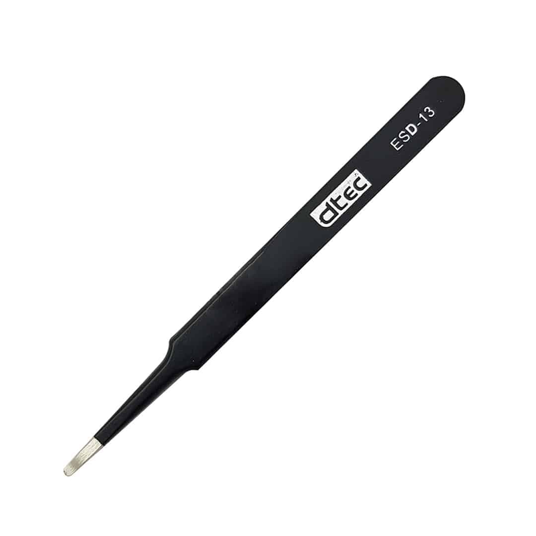 پنس نوک تخت آنتی استاتیک برند DTEC مدل ESD-13