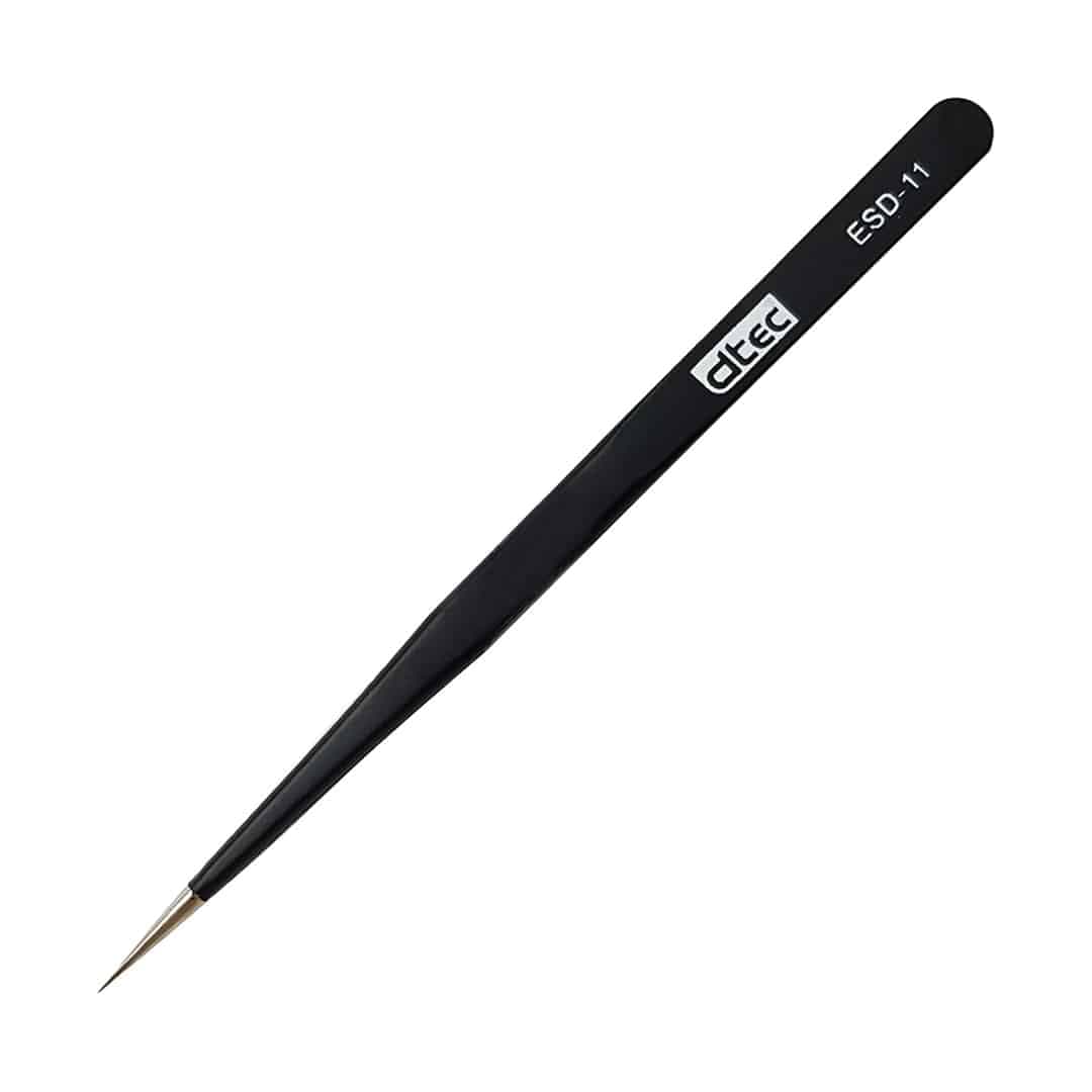 پنس نوک تیز آنتی استاتیک برند DTEC مدل ESD-11