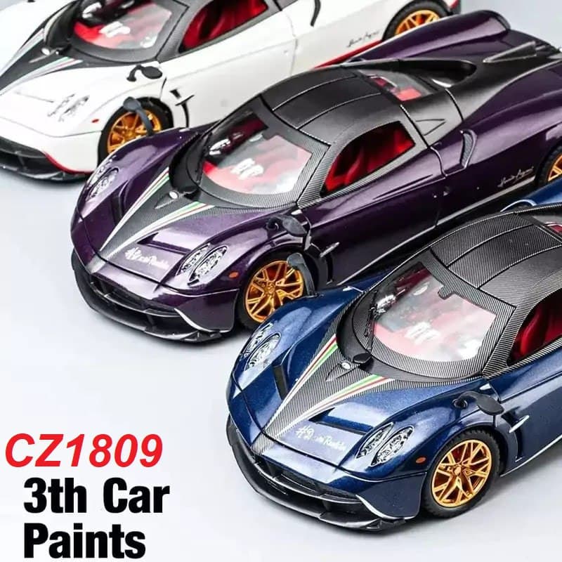 ماشین فلزی پاگانی Pagani Huayra با درهای بال‌پرنده‌ای — تصویر ۳