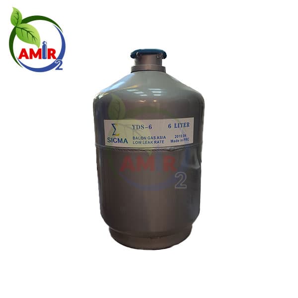فلاسک نیتروژن مایع YDS-6 ازت 6 لیتری